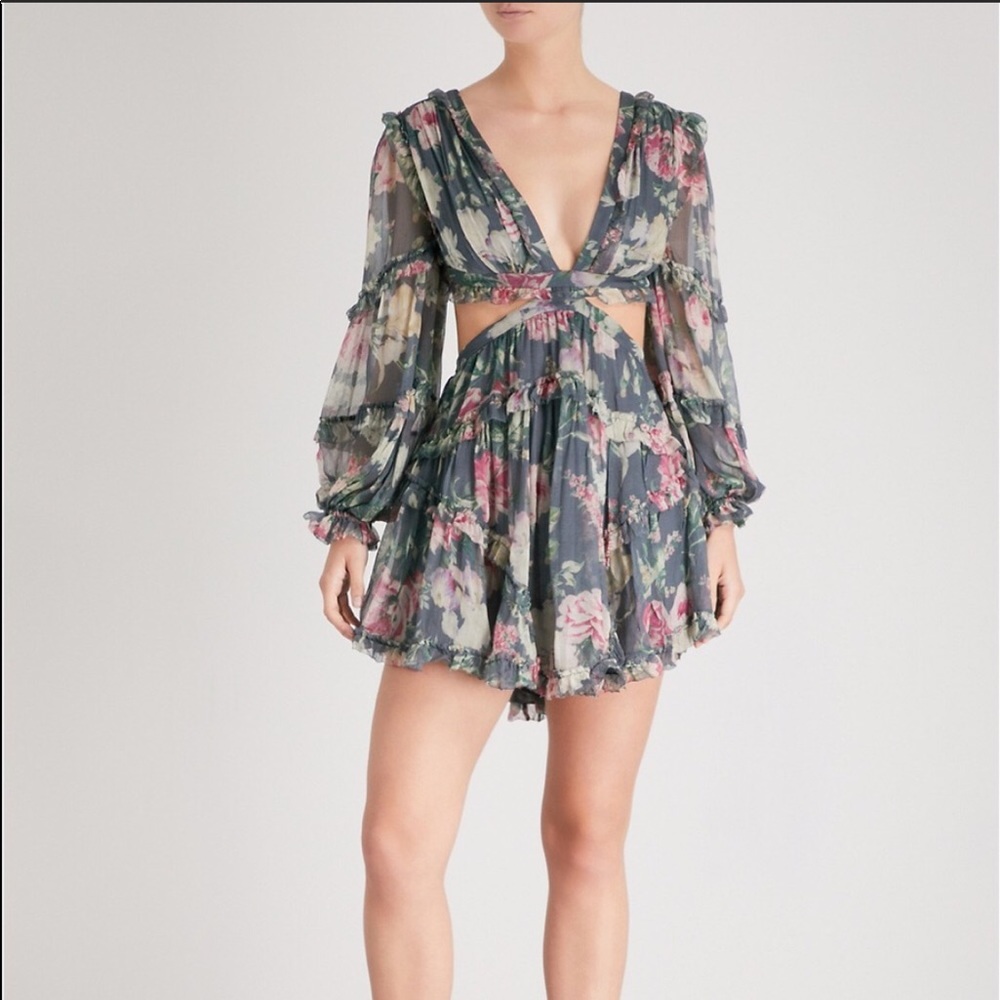 Authentic Zimmermann Iris Cut Out Dress
